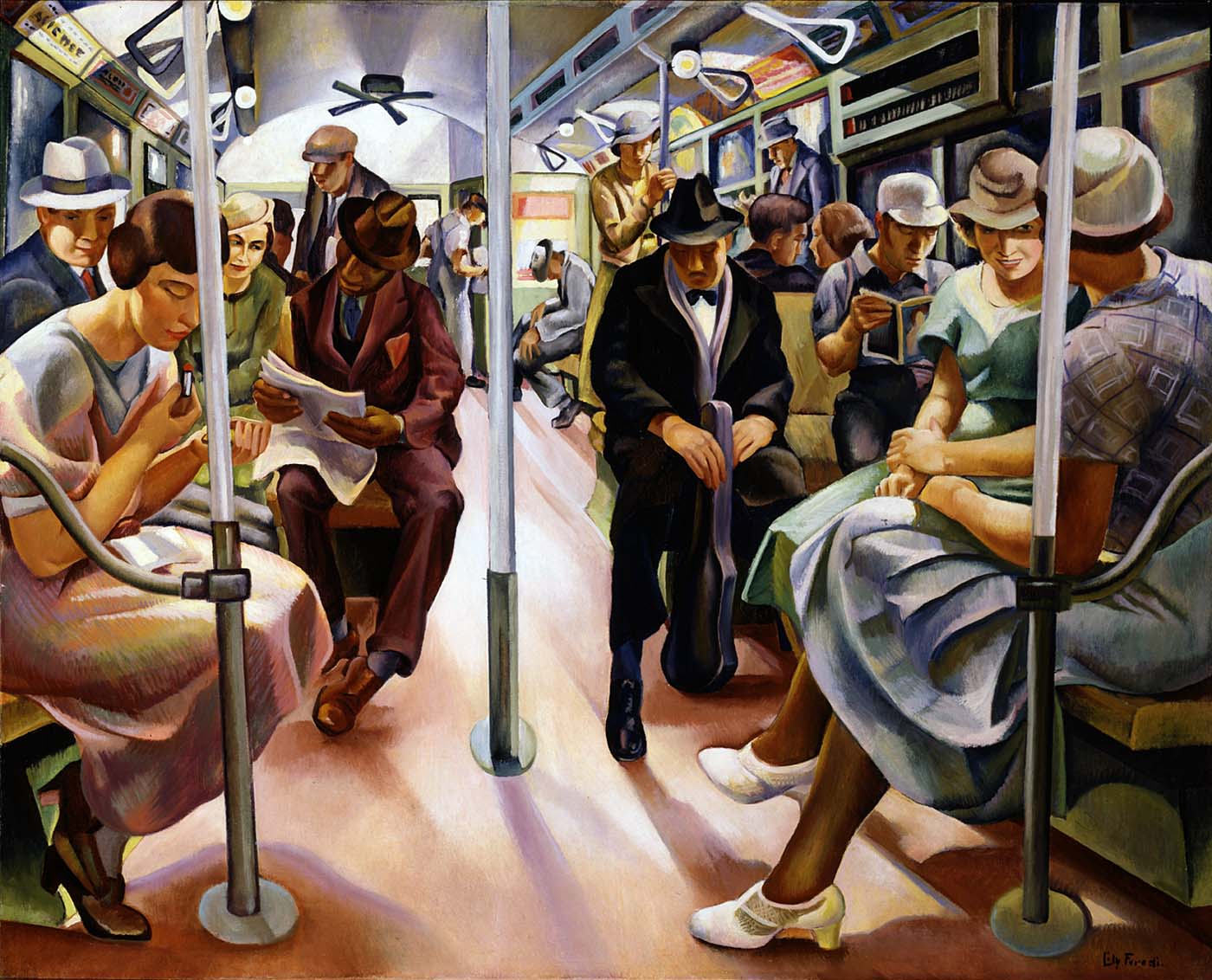 New Deal of the Day New Deal Art "Subway"