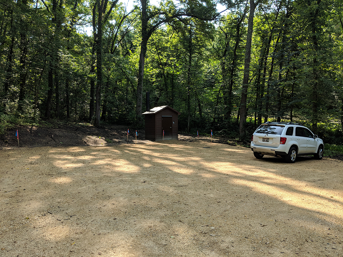 Hiking Morton Forest County Park