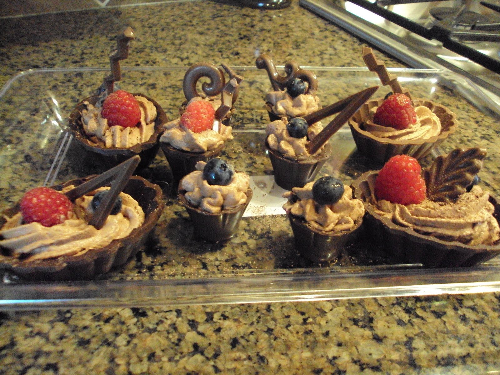 Cakes by GiGi Chocolate dessert cups & cordials