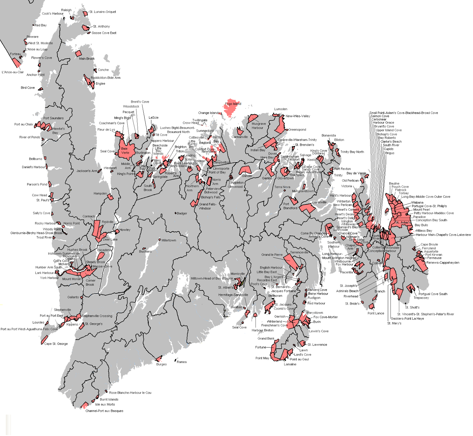 Canadian Election Atlas Newfoundland and Labrador municipal elections