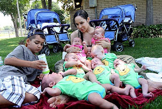 Nadya Suleman, Bayi Kembar, Banyak Anak