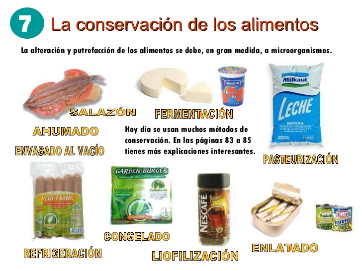 MÉTODOS DE CONSERVACIÓN NO TÉRMICO DE LOS ALIMENTOS