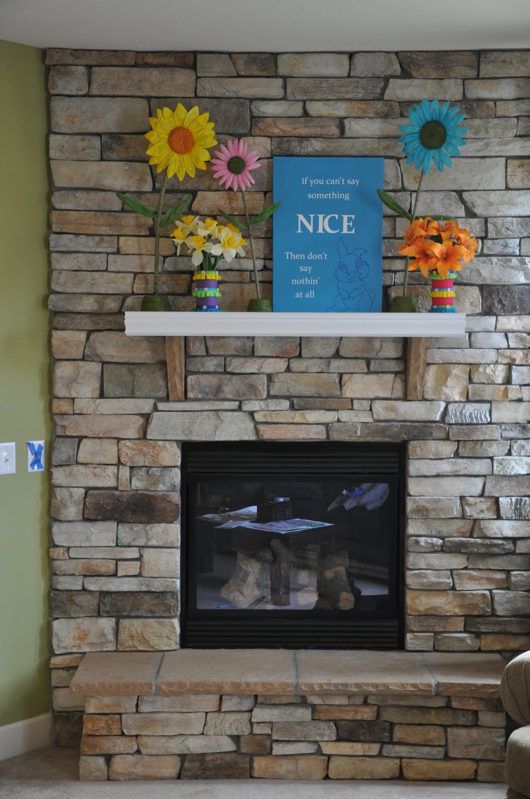 Turning Stones Blog Fireplace Mantle Redo