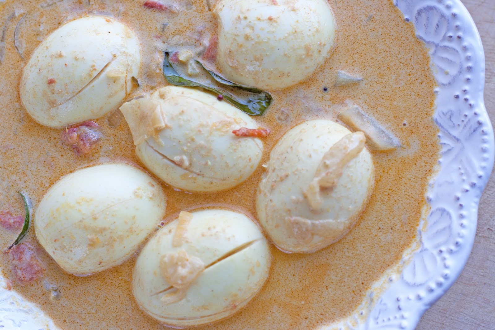 Cardamom Kitchen Eggs in Coconut Milk