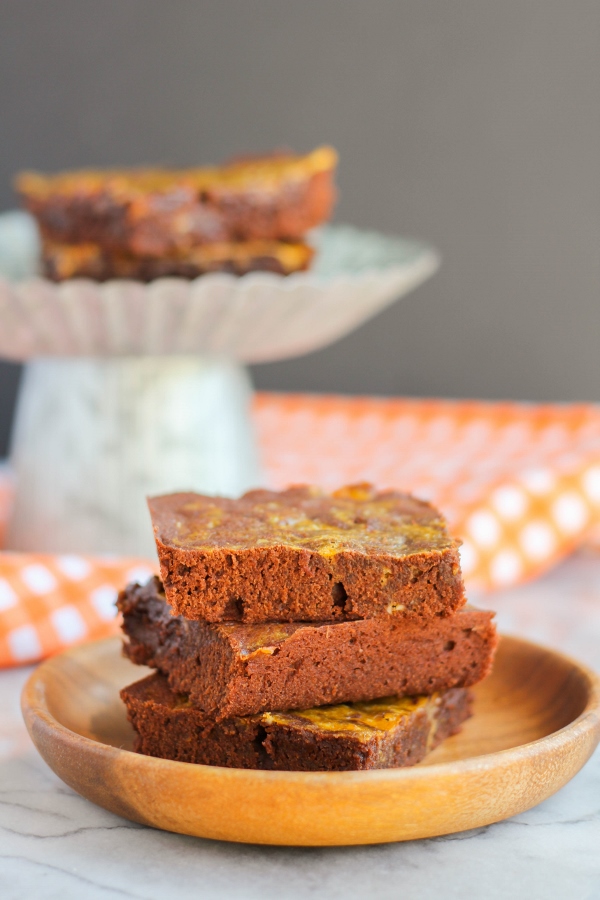 Pumpkin Swirl Brownies