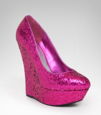 Shoe Daydreams: Mile High Glitter - bebe Ophelia