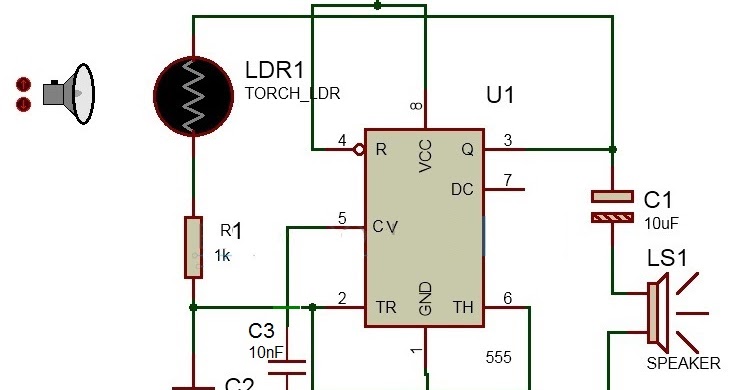 PROJECT THEORY: LASER BASED SECURITY ALARM (Using 555 Timer With LDR
