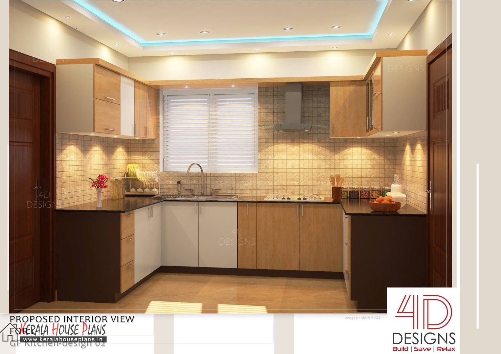 Budget Home Design with Interior Photos modular kitchen