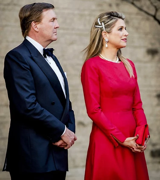 King Willem-Alexander and Queen Maxima of The Netherlands offered an concert performed by Holland Baroque Society to Governor General Johnston at the Museum of History 