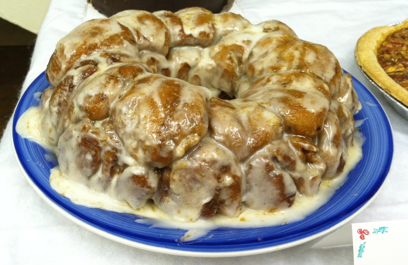 Once upon a crockpot Canned Cinnamon Roll Monkey Bread with Cream Cheese