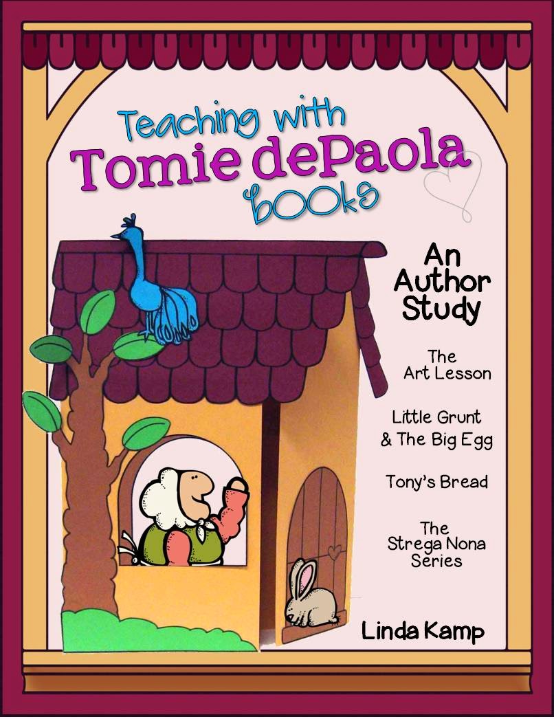 Tomie dePaola author study by Linda Kamp on TeachersPayTeachers.com