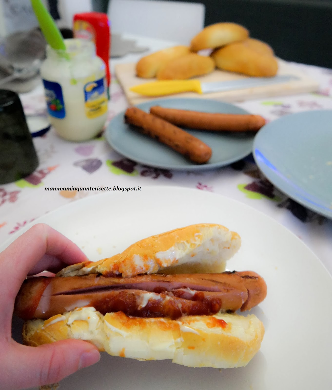 panini per hot dog