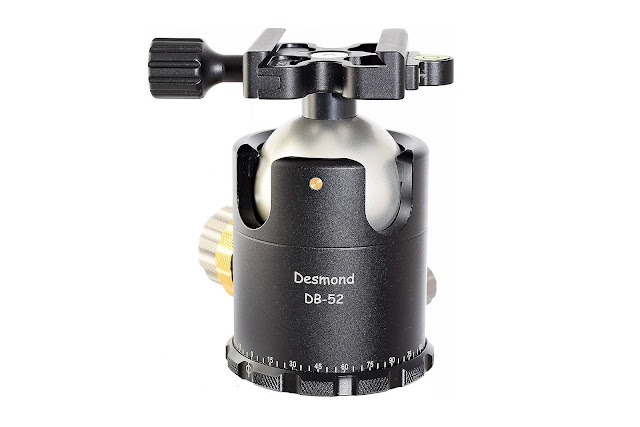Desmond DB-52 Dual drop notch Ball Head