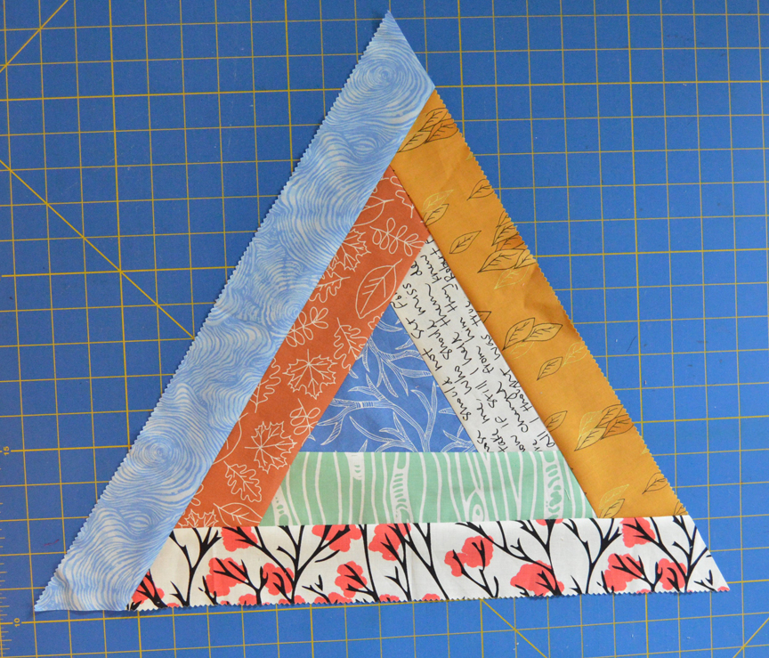 Inspired by Fabric Summer of Sewing Triangle Block Quilt