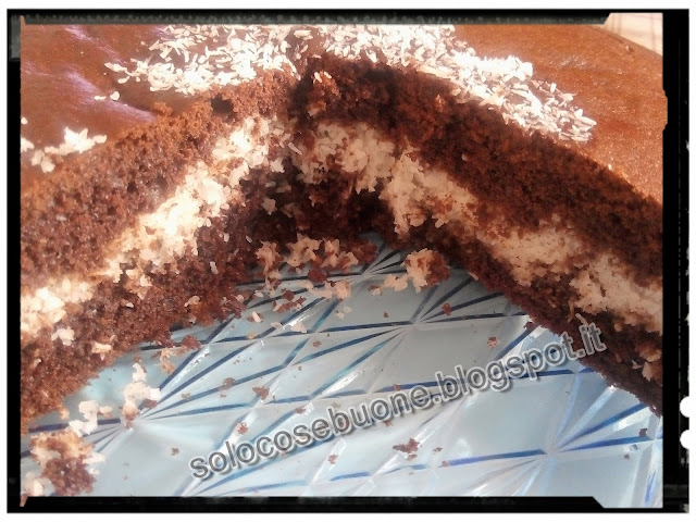 Torta al cacao e cocco