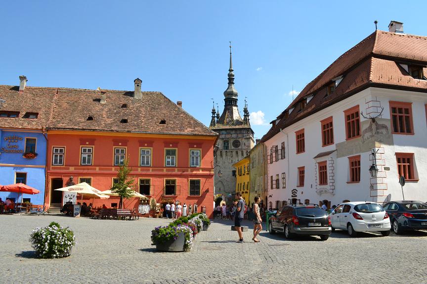 Sighisoara Piata Cetatii, Casa cu cerb