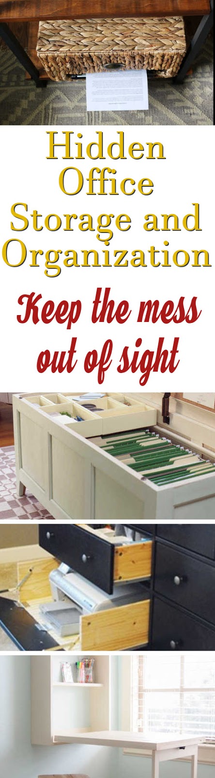 Diy Home Sweet Home Hidden Office Storage And Organization