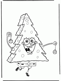 Spongebob Christmas Coloring Pages 4