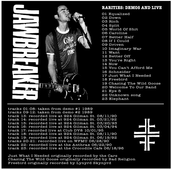 Blogged and Quartered Jawbreaker Rarities 19891995 (Revised edition)