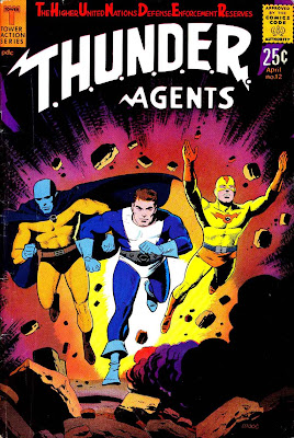 Thunder Agents v1 #12 tower silver age 1960s comic book cover art by Wally Wood