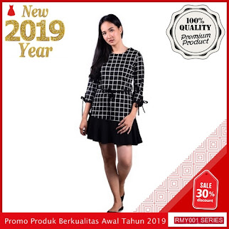 RMY064J38 Jeje Casual Dress Kotak Keren Tangan 7 BMGShop