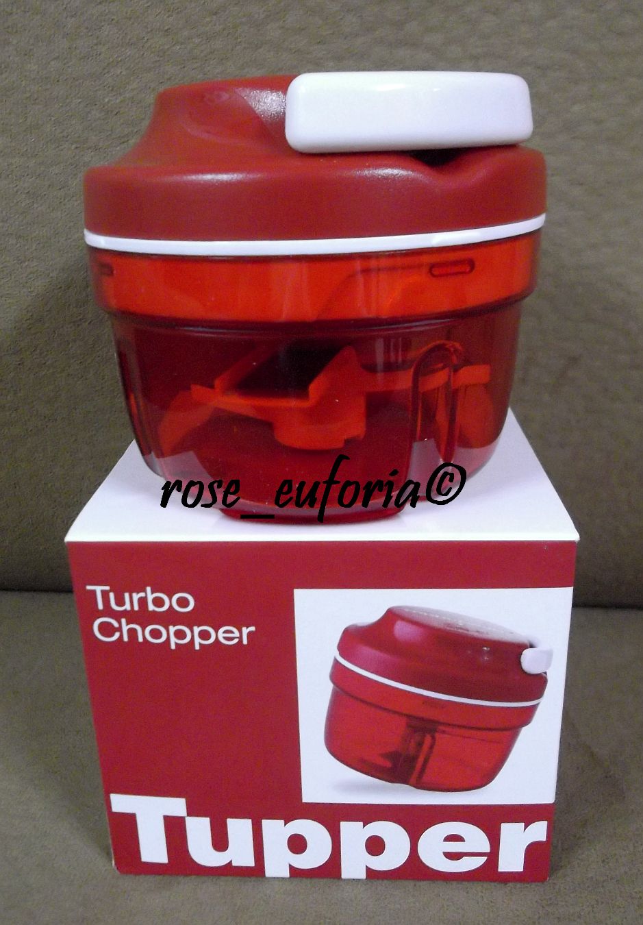 rose_euforia My Tupperware Collection Tupperware Red Turbo Chopper