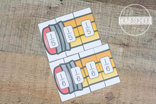 FREE Back to School Fraction Games for Comparing Fractions