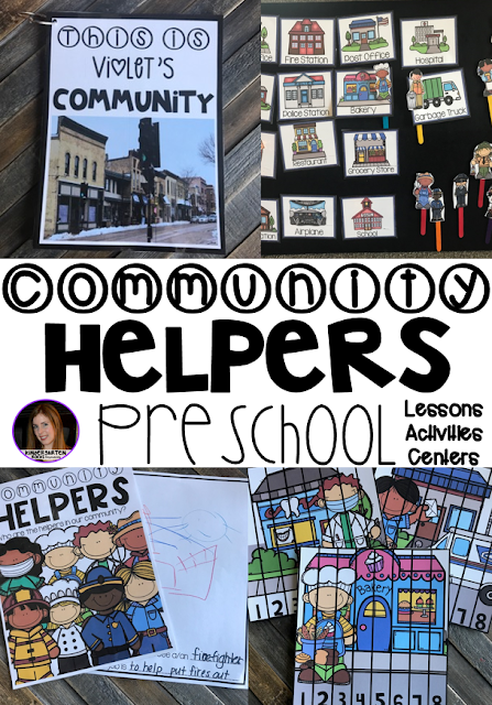 Are you looking for a fun hands-on community helper and fire safety themed unit that revolves around amazing stories and is appropriate for your preschool classroom? Then, you will love Community Themed Helper and Fire Safety Unit for Preschool.