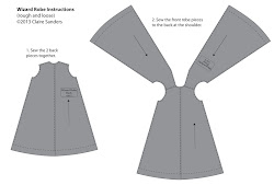 wizard potter harry robe robes costume cloak dumbledore patterns diy capa patrones designs toy halloween hogwarts quidditch larger approaching due