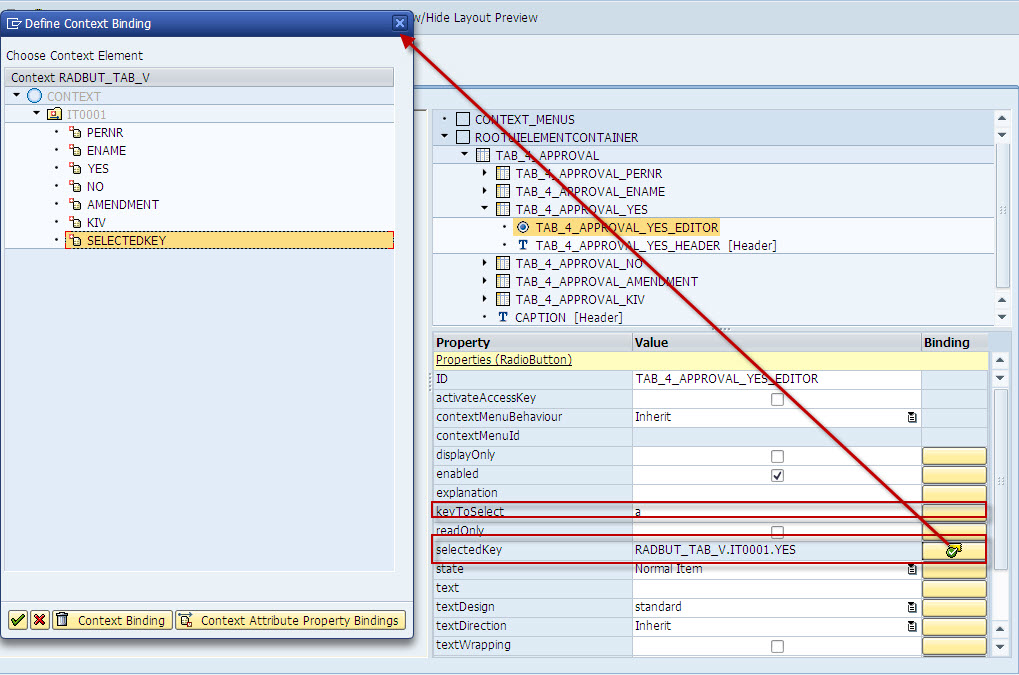 An SAP Consultant  Dynpro ABAP Radio buttons on Table row
