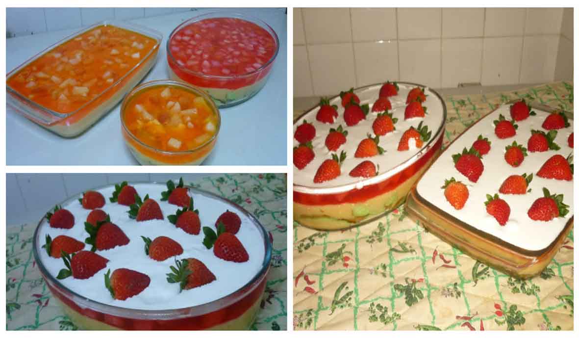 Puding Trifle Strawberry Puding Trifle Strawberry