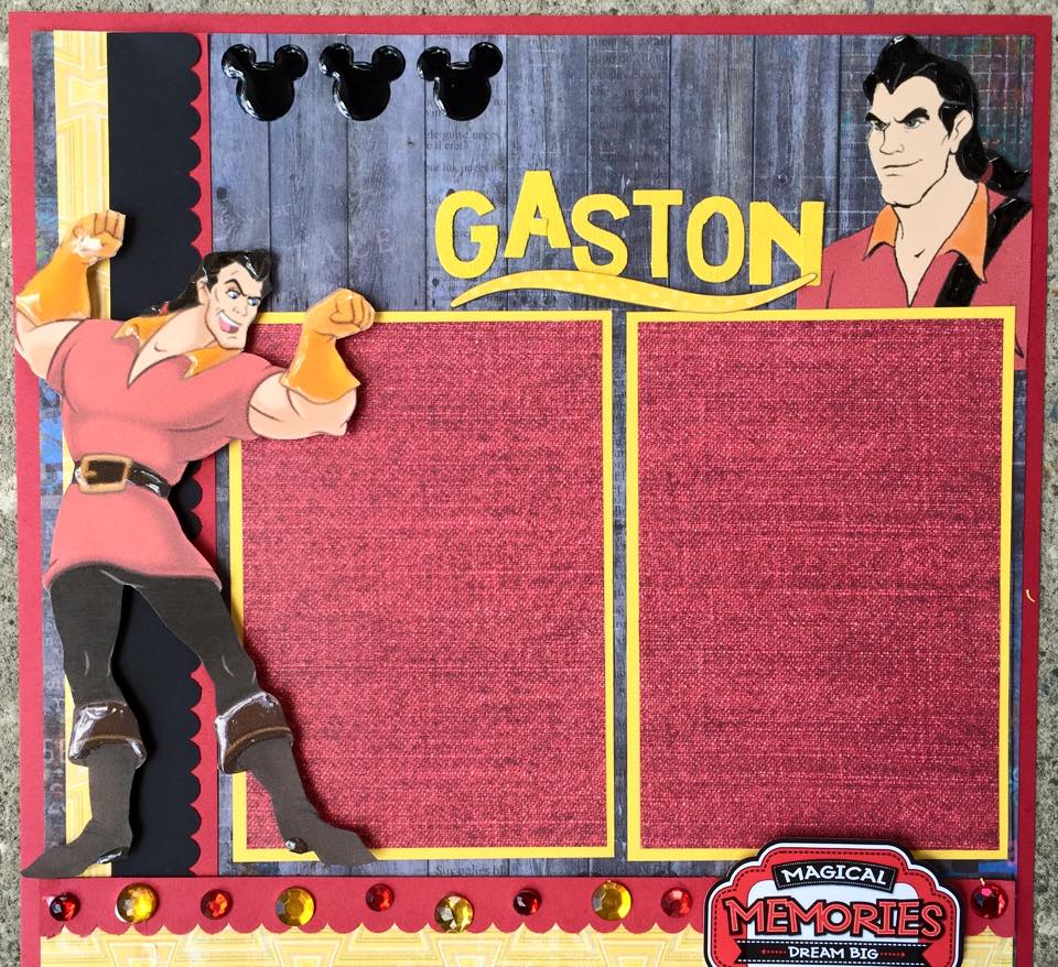 AMAZING GRACE Paper Crafts: Gaston and Belle