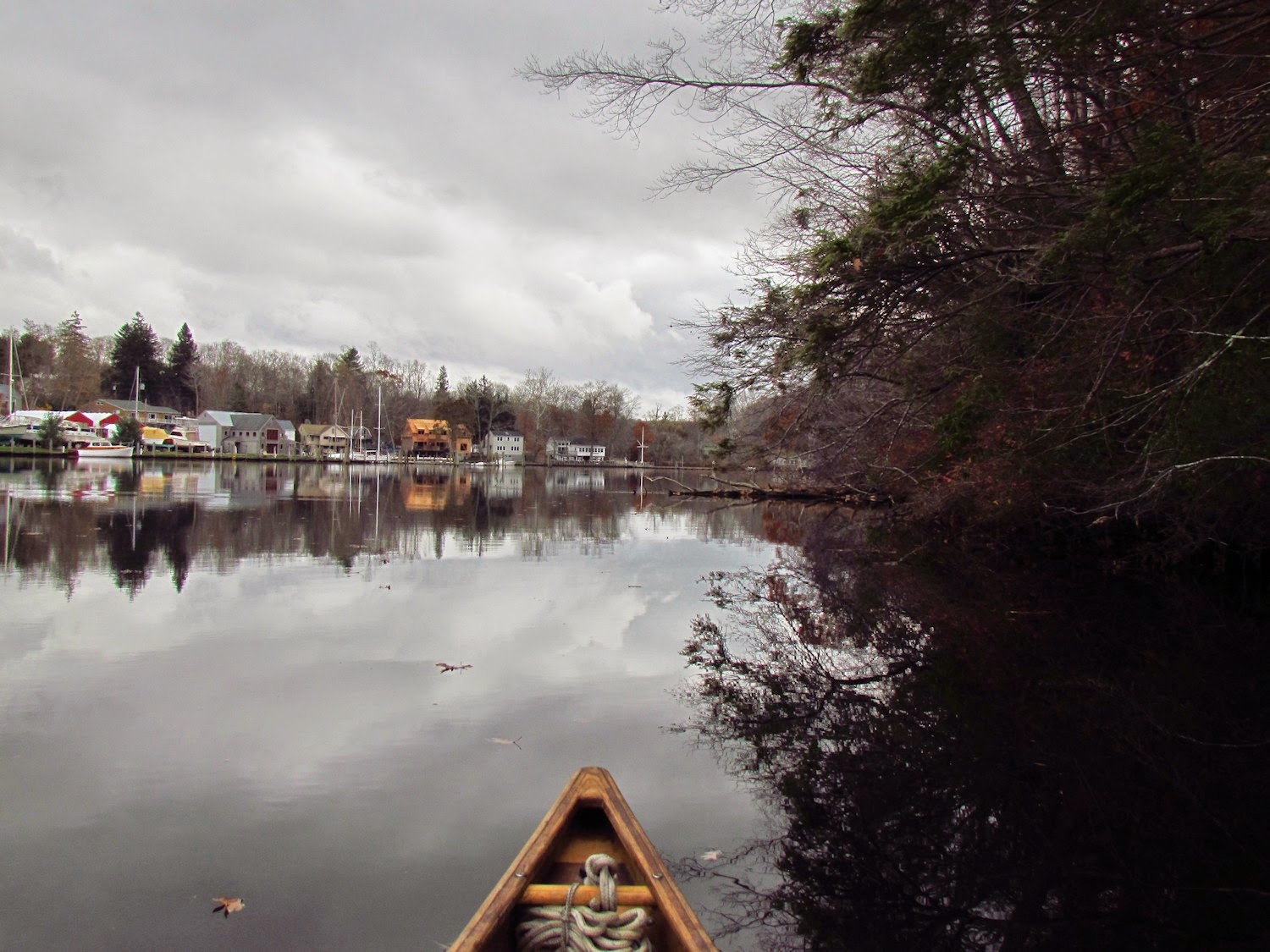 The View From the Canoe Hamburg Cove