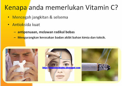 vitamin c, antioksida, antipenuaan, melawan radikal bebas