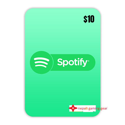 Spotify US Gift Card Voucher Code $10[Gift Card]