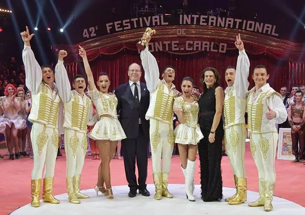 Prince Albert II, Princess Stephanie, Pauline Ducruet, Louis Ducruet and his girlfriend Marie Chevalier