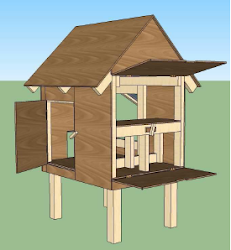 chicken plans coop building simple easy stilts ift tt