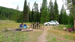 camping night date trip surprise