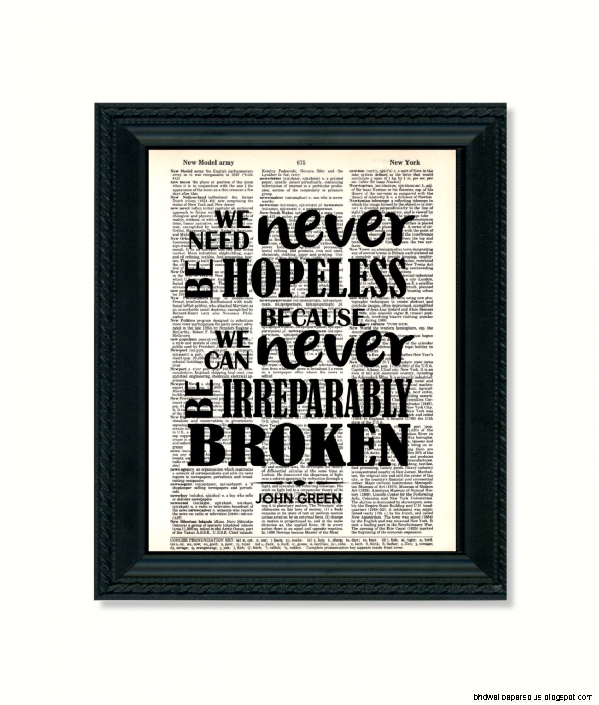 Popular items for john green quote on Etsy