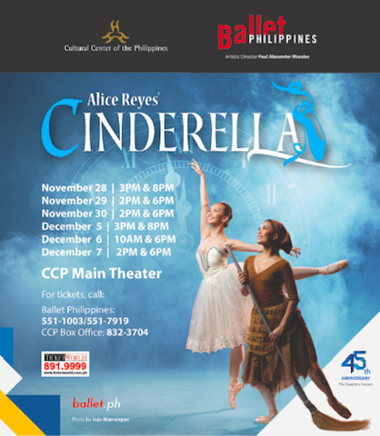 Ballet Philippines Presents Alice Reyes' Delightful Cinderella at the ...