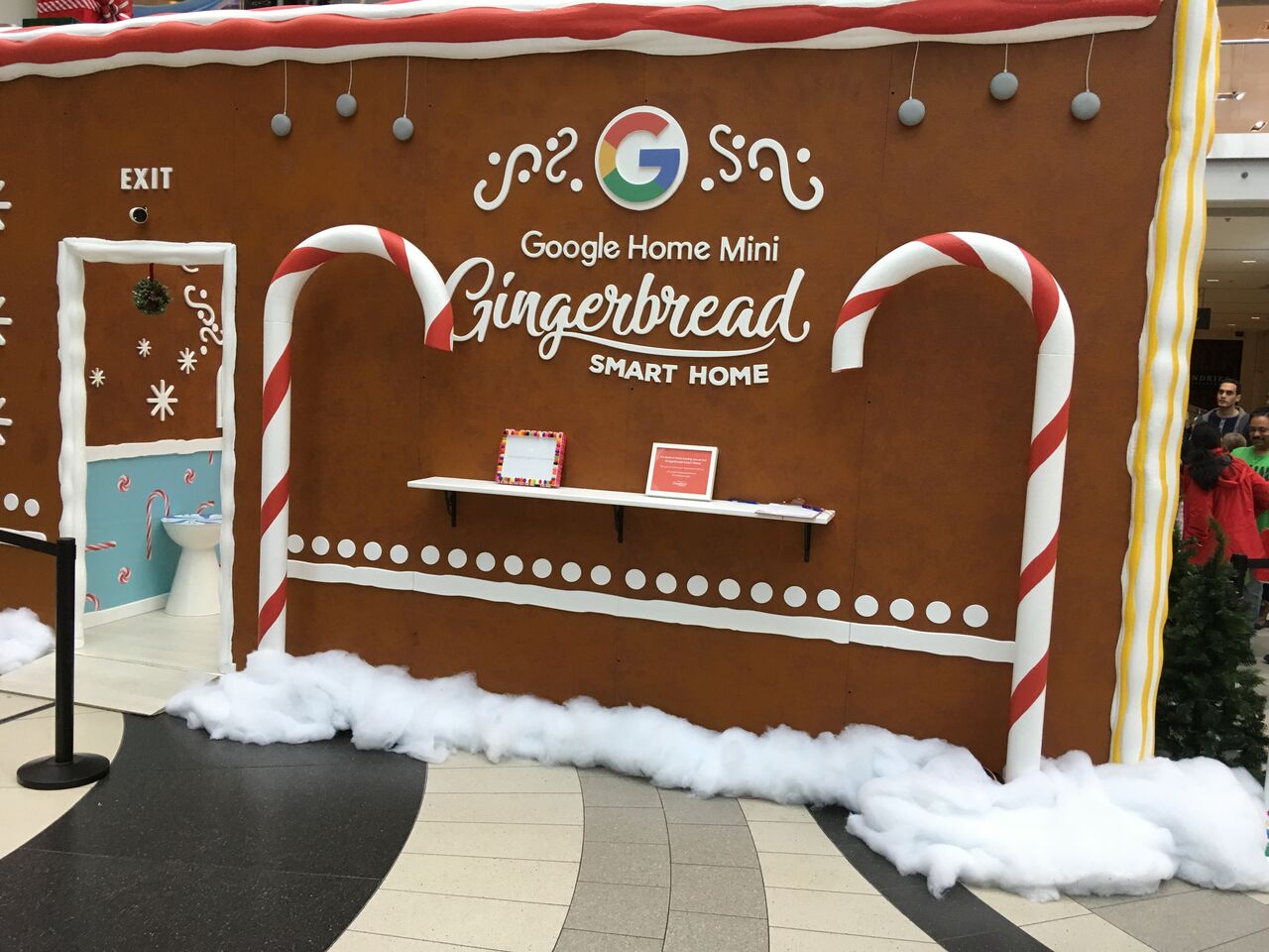 google home mini gingerbread smart home