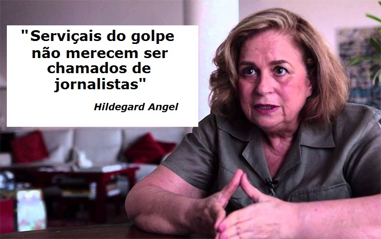 Hildegard Angel  Pode não ser a melhor opinião, pode não ser a