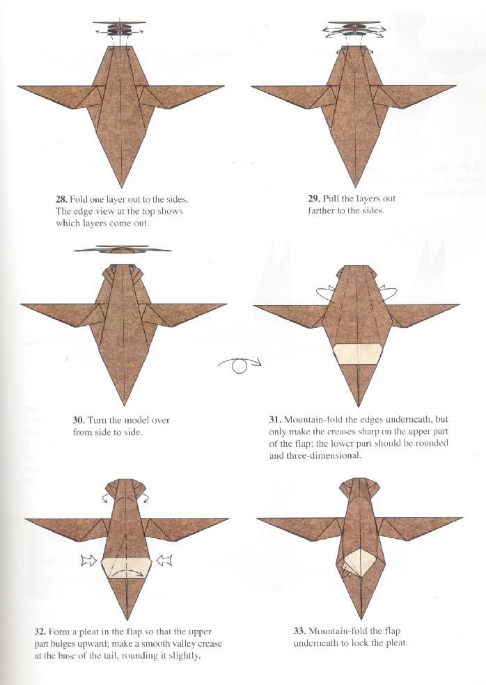 RubyThroated Hummingbird make origami easy instructions for kids