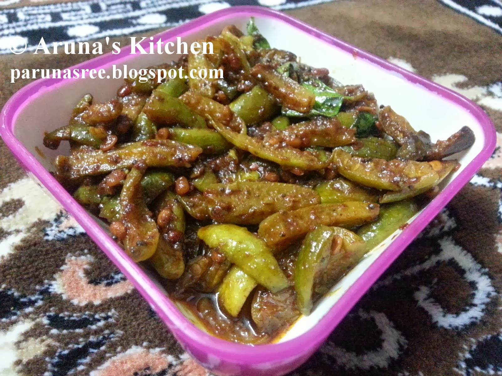 Aruna's Kitchen Dondakaya Kura Recipe