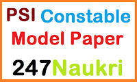 Police Constable And PSI Model Paper