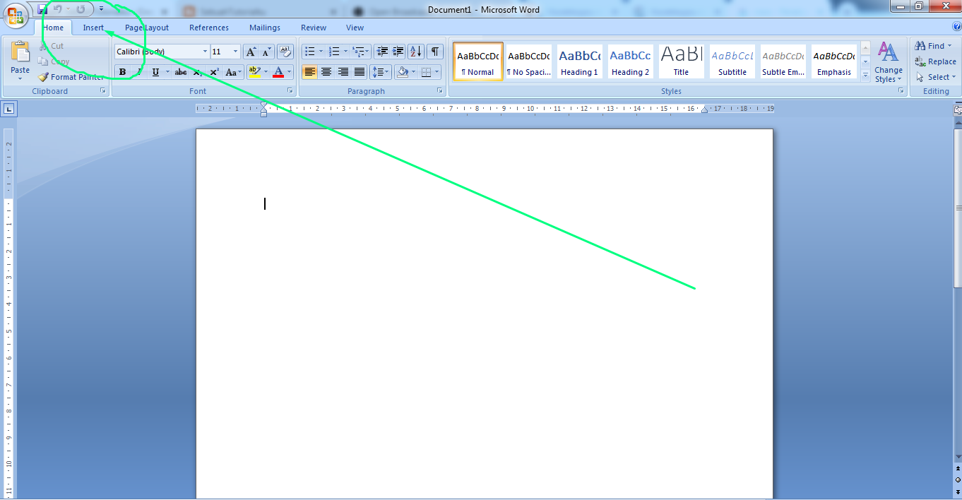 Cara Membuat Tabel di Microsoft Word 2007 Secara Simple