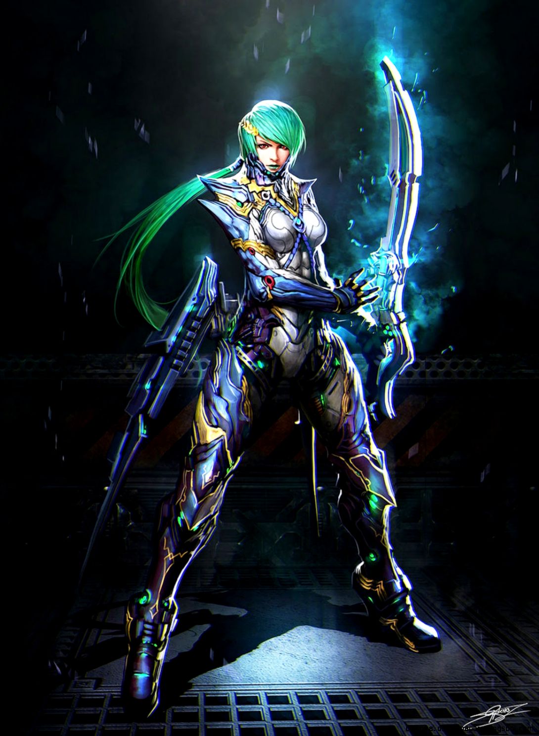 Sci Fi Space Female Armor