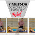 7 Must-Do Stretches for Back Pain Relief  [Stretch 5 ]