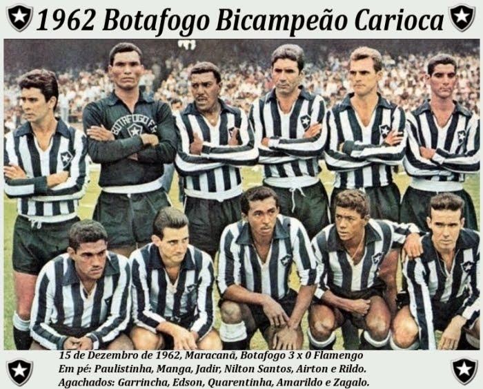 Resultado de imagem para time do botafogo campeÃ£o carioca de 1962