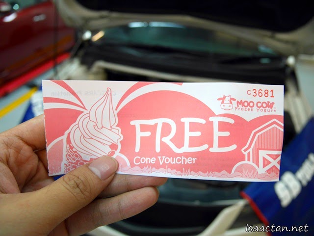 And get a free Moo Cow yogurt cone voucher!